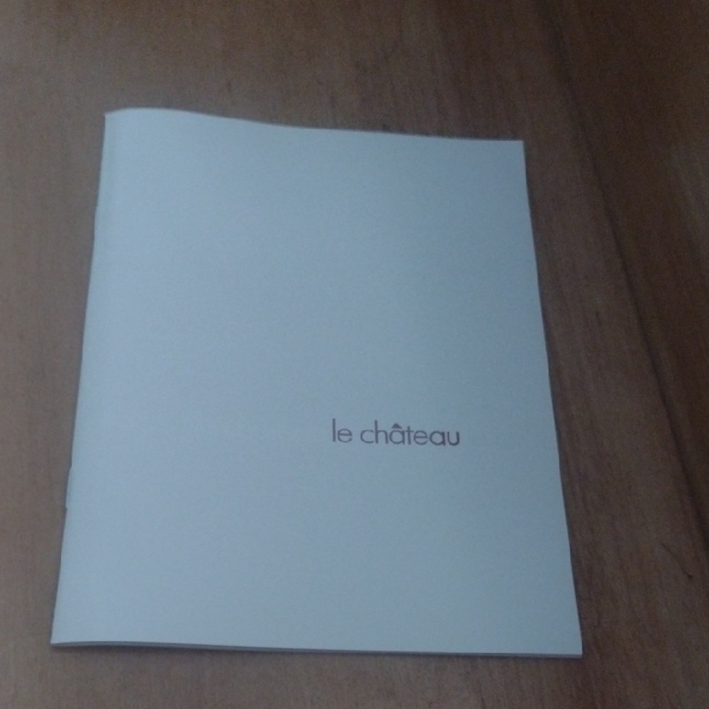 2003 Le Chateau Holiday Les Fetes Booklet